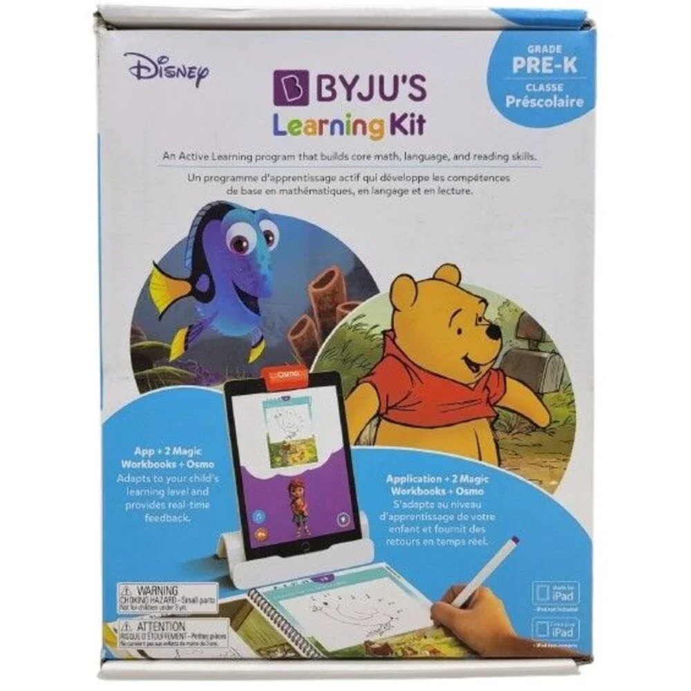 BYJUS Learning Kit: Disney Pre K Introductory Edition Preschool Workbooks, *New